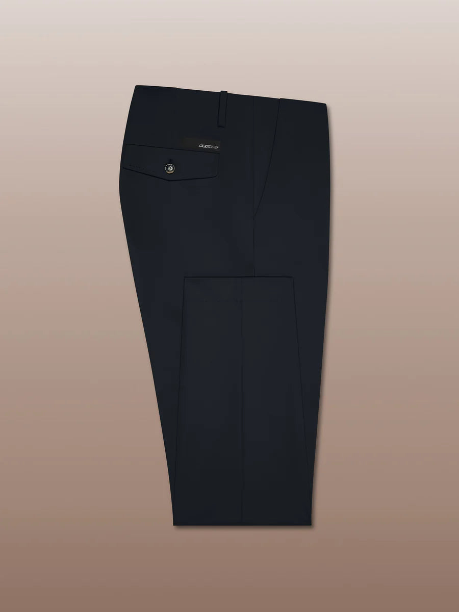 UW4-236 Pantalone Winter Micro Chino Week End Blu/Black 61B Man