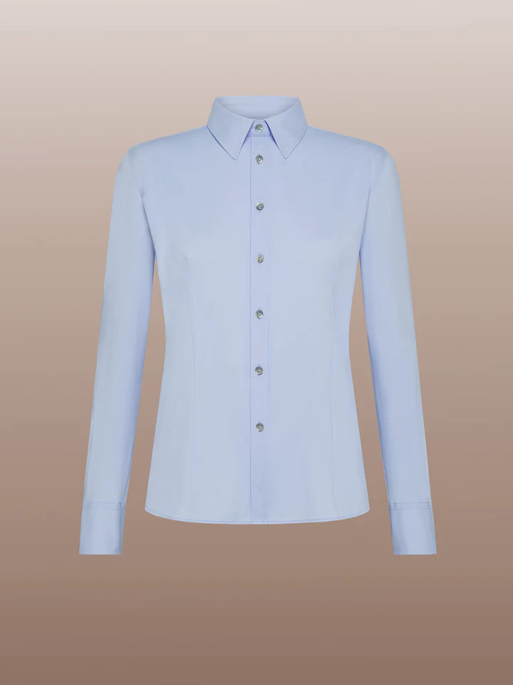 DW4-800 Camicia Oxford Celeste Woman