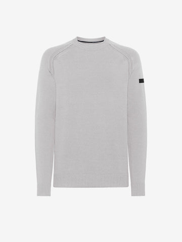 UW5-140 Maglia Cotton Plain Round Ice Man