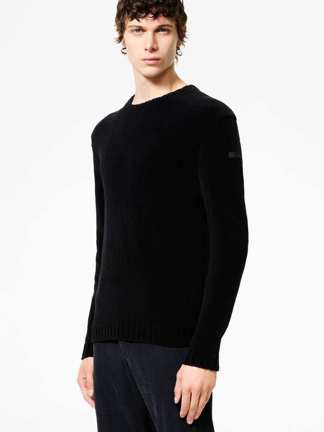 UW5-160 Maglia Cinematt Round Knit Military Man