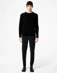UW5-160 Maglia Cinematt Round Knit Military Man