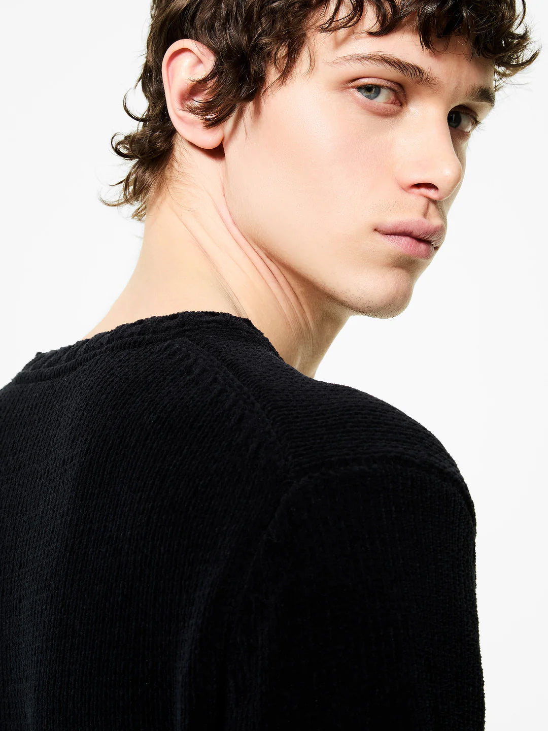 UW5-160 Maglia Cinematt Round Knit Military Man