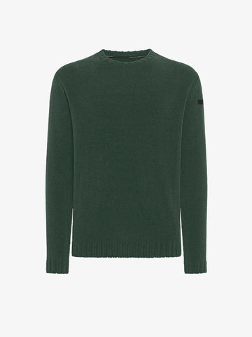 UW5-160 Maglia Cinematt Round Knit Military Man