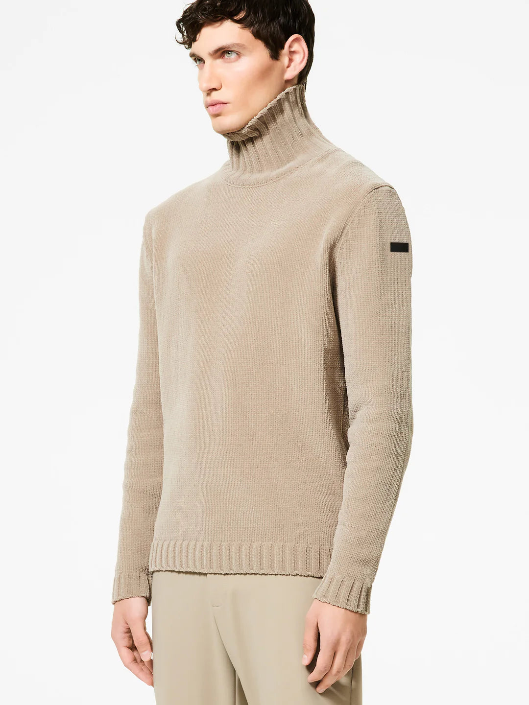 UW5-161 Maglia Cinematt Turtleneck Knit Tabacco Man