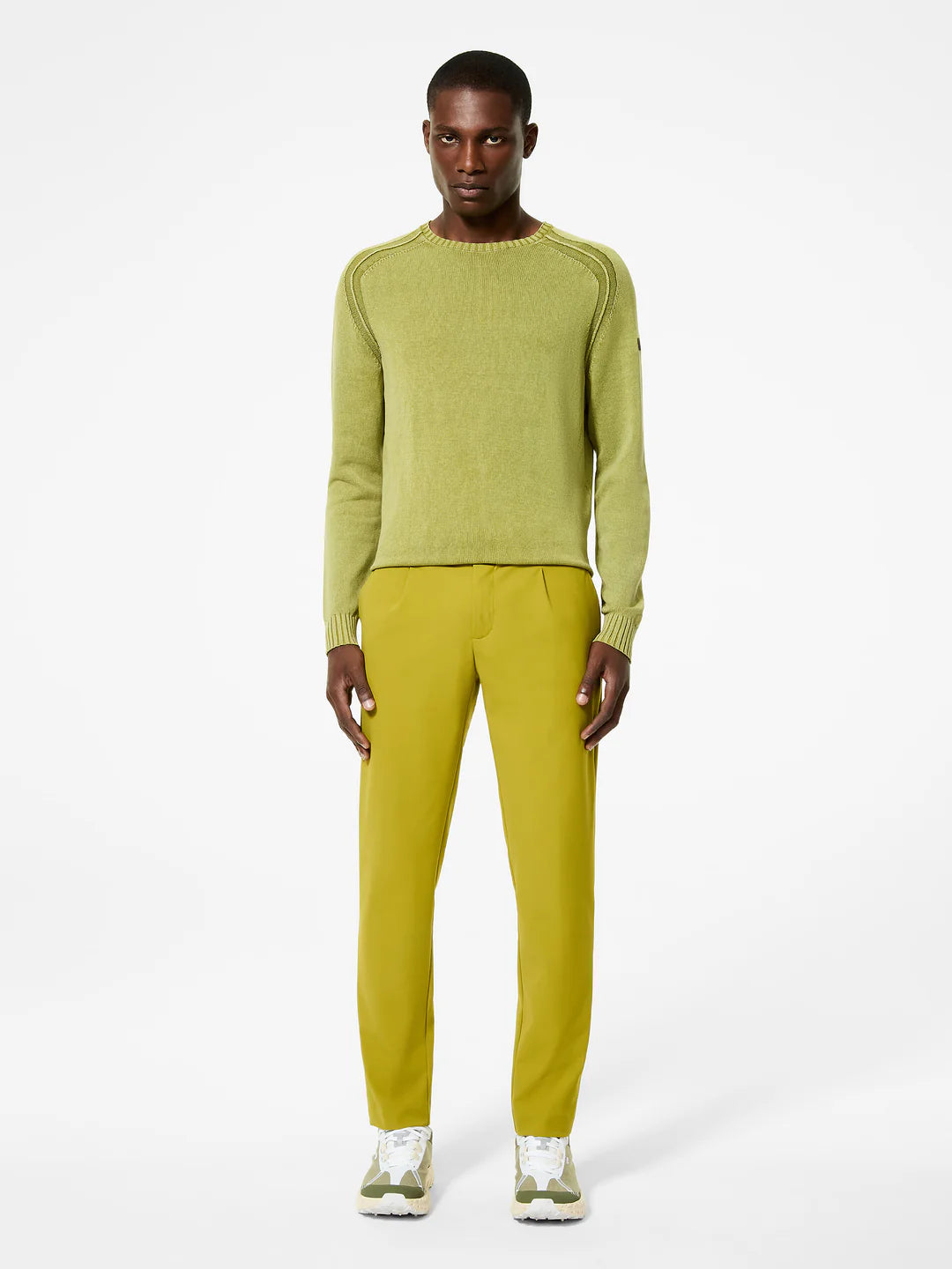 UW5-204 Pantalone Surflex Winter Chino Pence Light Green Man