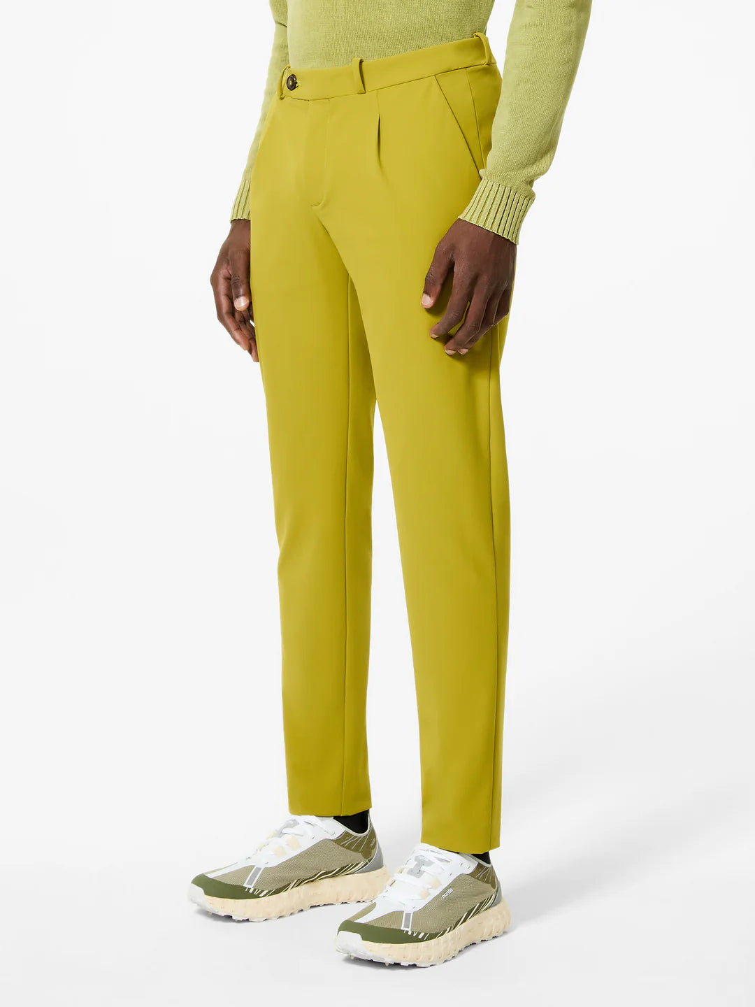 UW5-204 Pantalone Surflex Winter Chino Pence Light Green Man