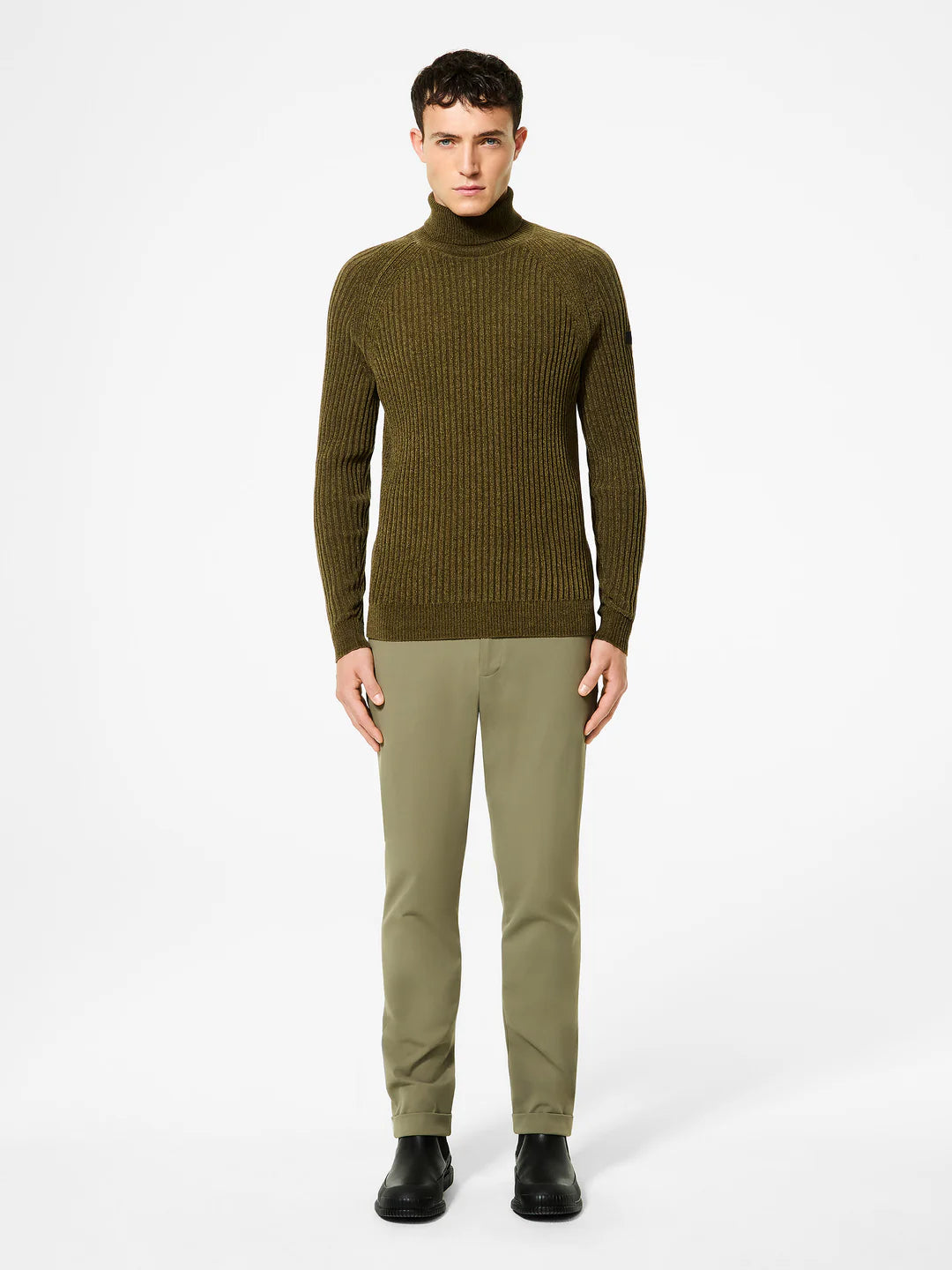 UW5-216 Pantalone Surflex Winter Soft Touch Chino Fern Man