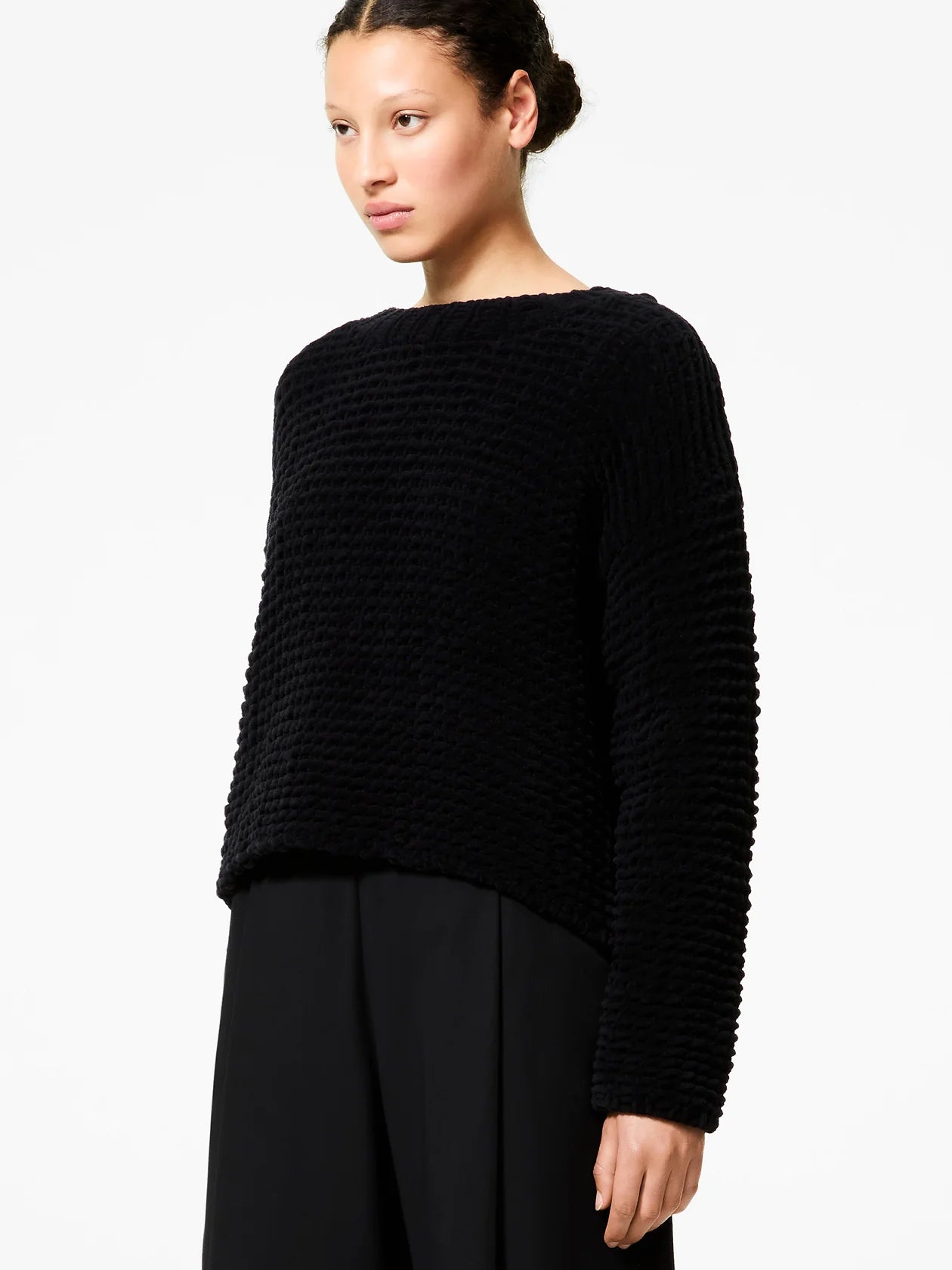 DW5-658 Maglia Cinematt Round Black Woman