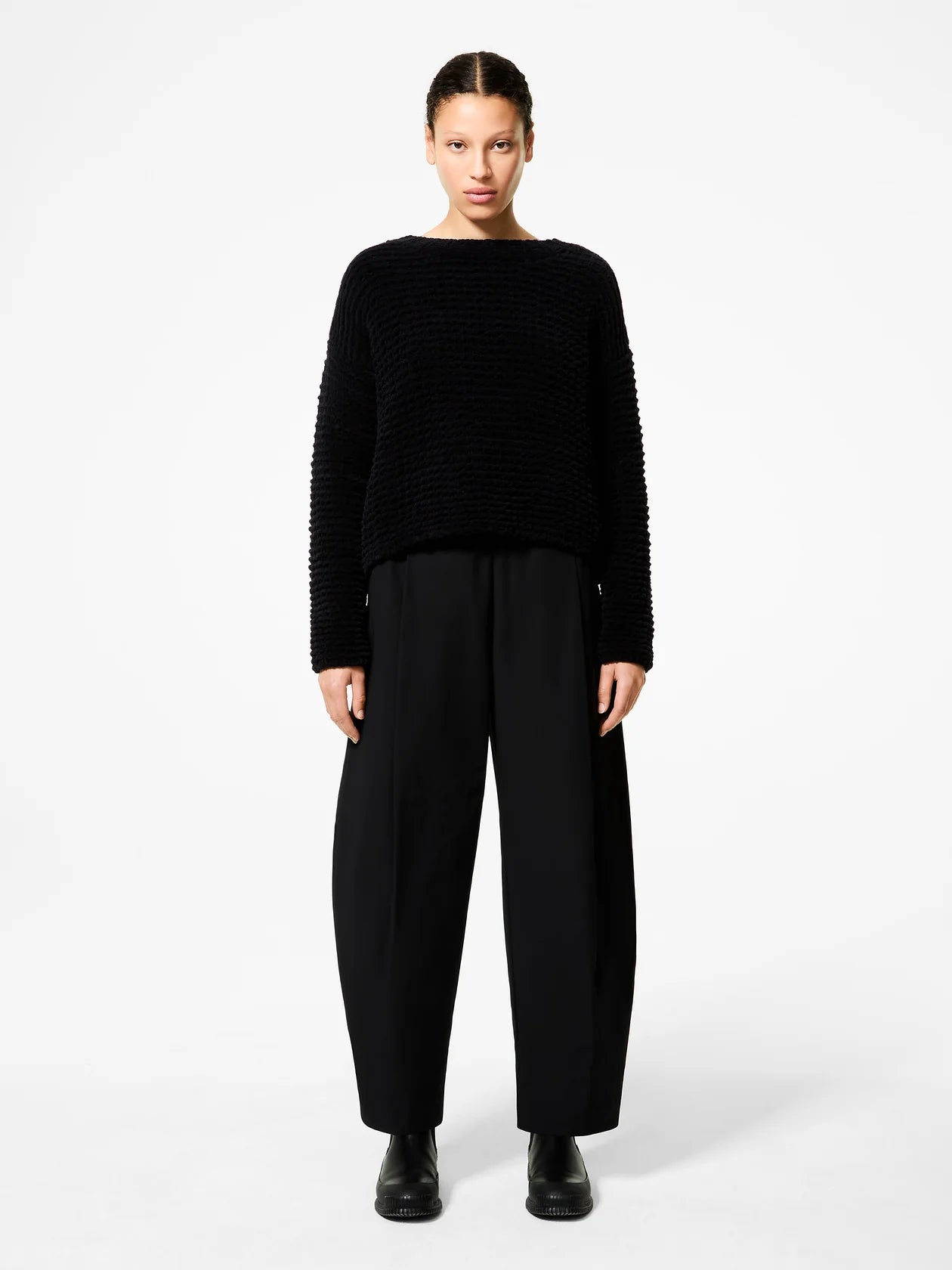 DW5-658 Maglia Cinematt Round Black Woman