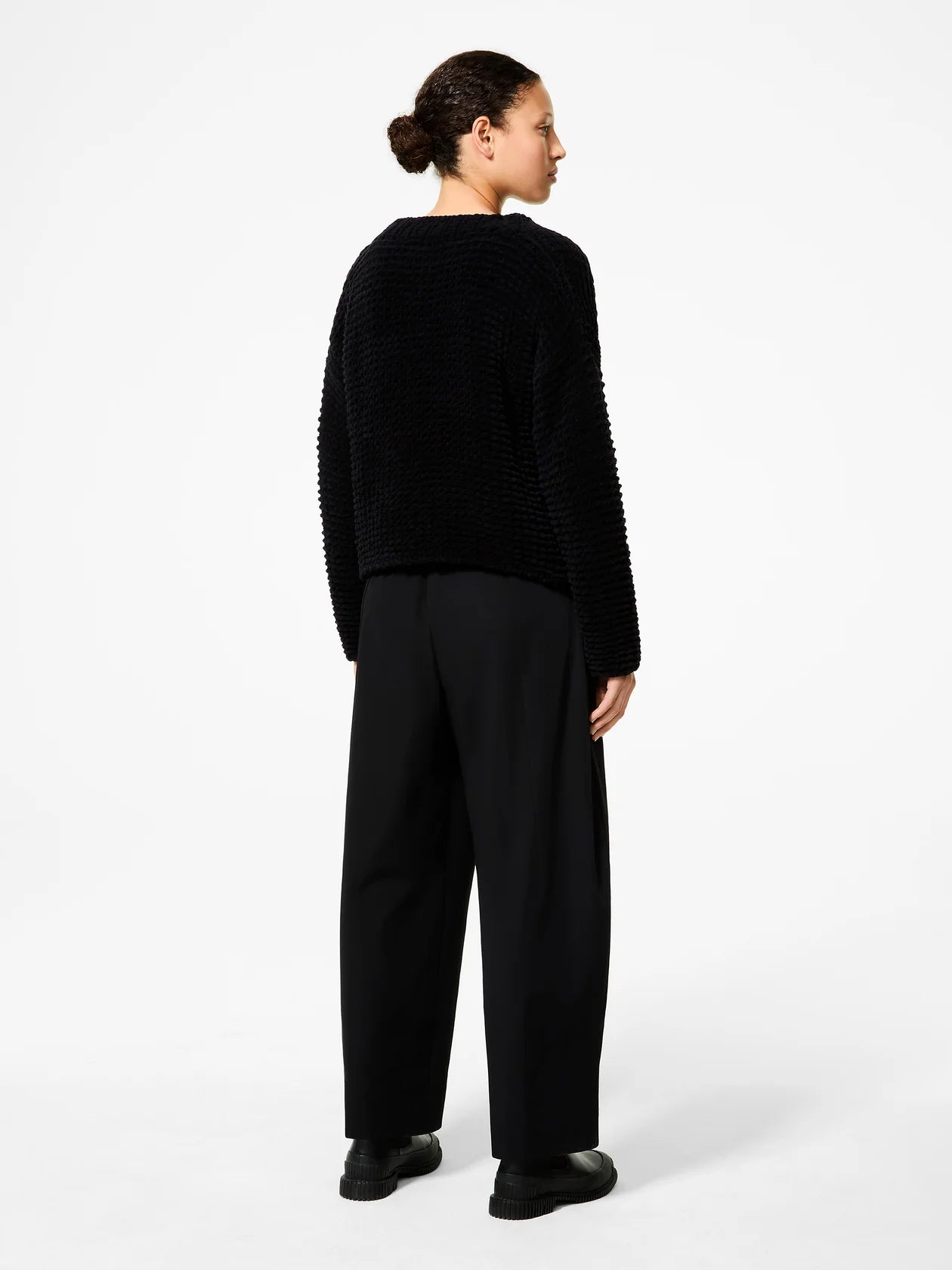 DW5-658 Maglia Cinematt Round Black Woman