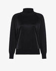 DW5-664 Maglia Cupro Turtleneck Soft Black Woman