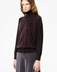 DW5-664 Maglia Cupro Turtleneck Soft Black Woman