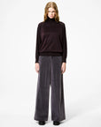 DW5-664 Maglia Cupro Turtleneck Soft Black Woman
