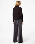 DW5-664 Maglia Cupro Turtleneck Soft Black Woman