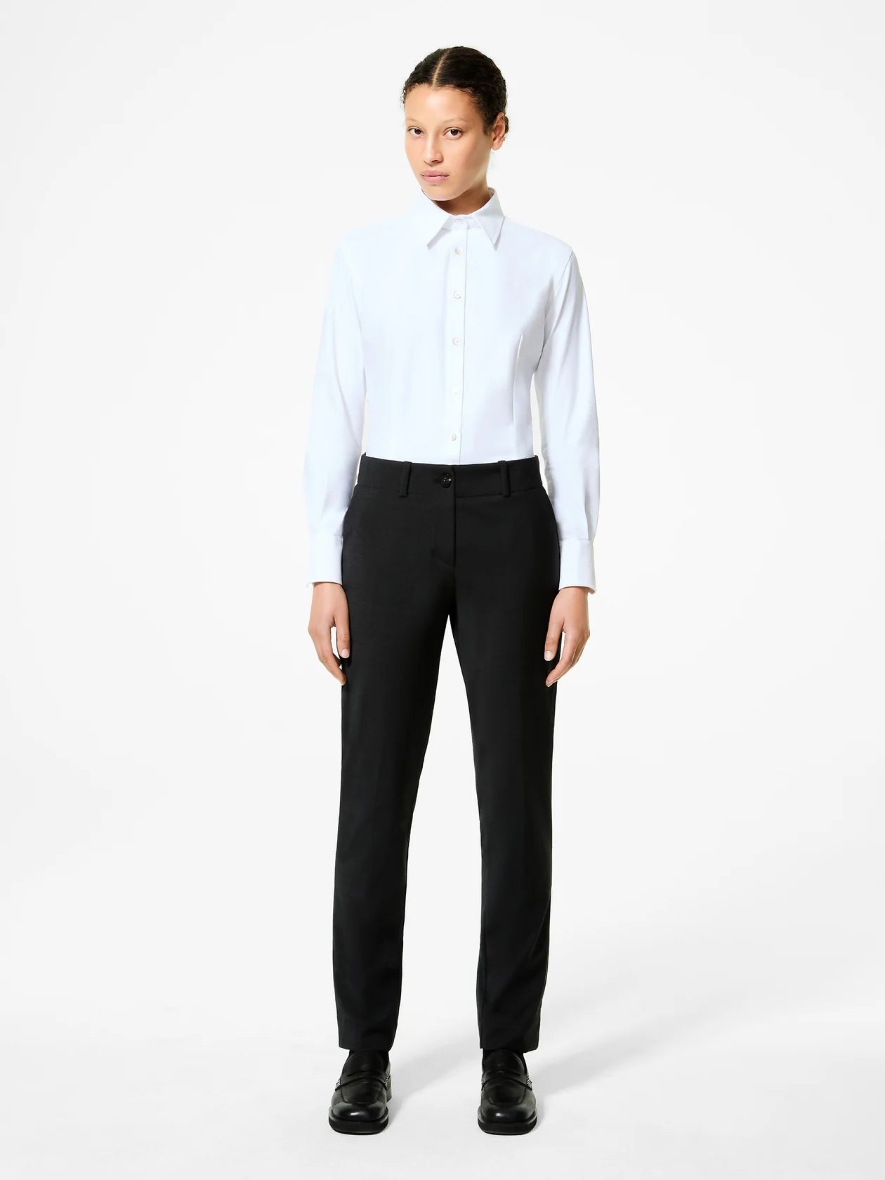 DW5-726 Pantalone Terzitel Smoke Black Woman