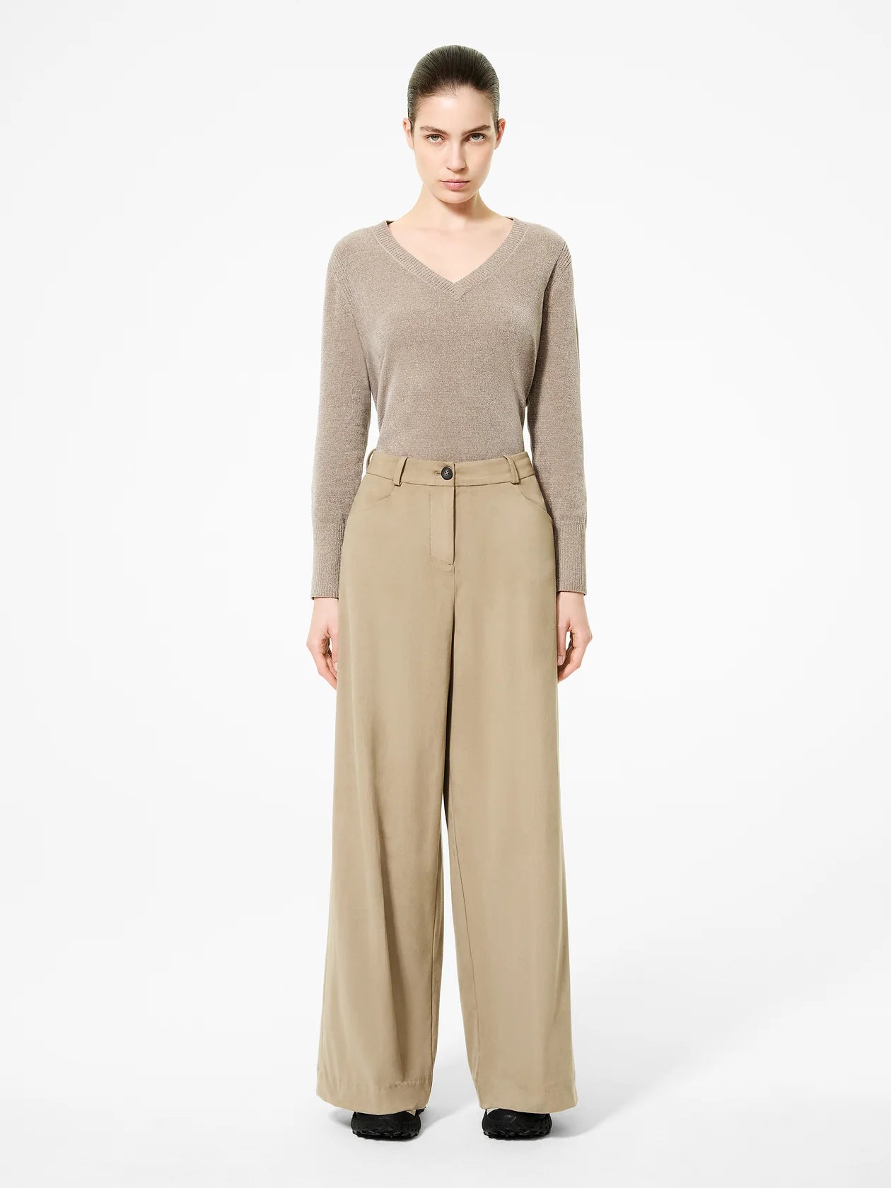 DW5-740 Pantalone Nbucco Livia Tobacco Woman