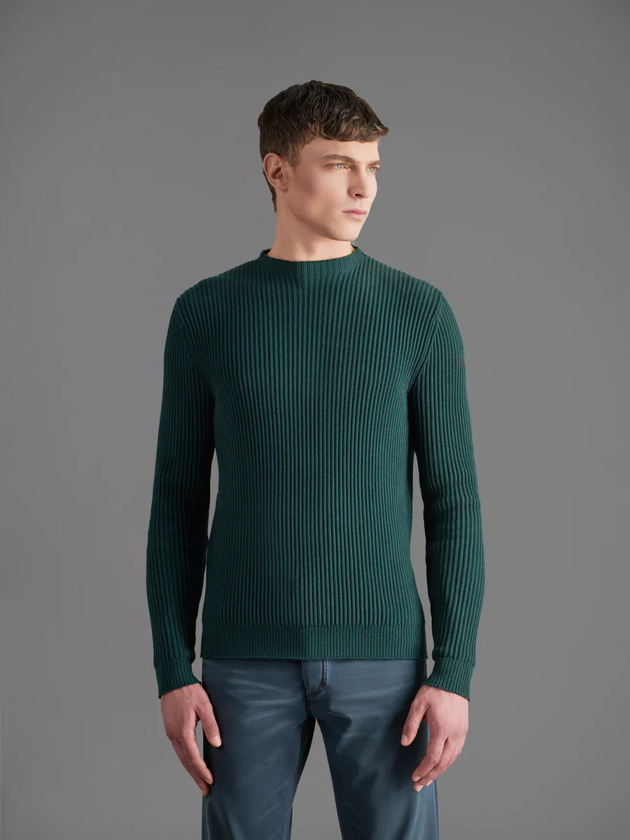 UW3-035 Maglia Lupetto Cotone Nero Man