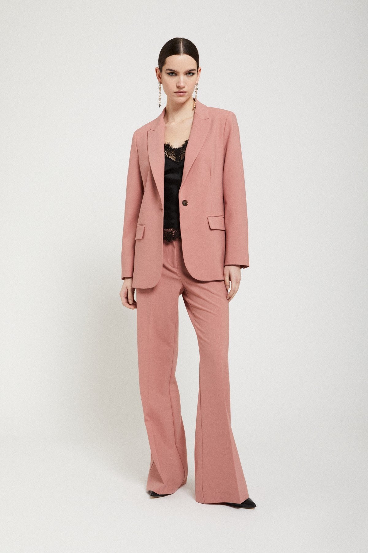 W4-DG6079 Giacca 1 Bottone Rosolio