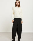 W5-DP9936 Pantalone Balloon Nero