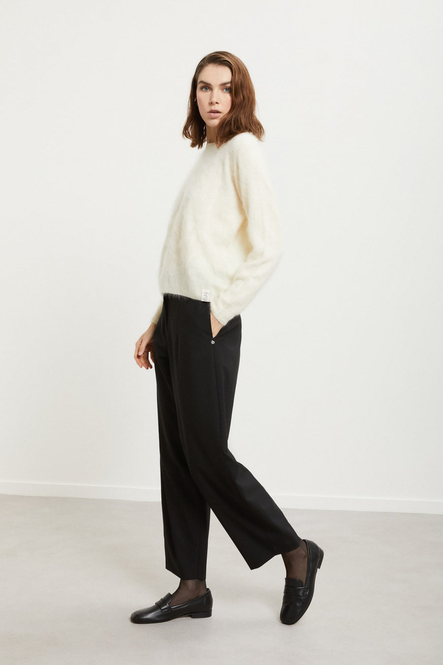 W5-DP9936 Pantalone Balloon Nero
