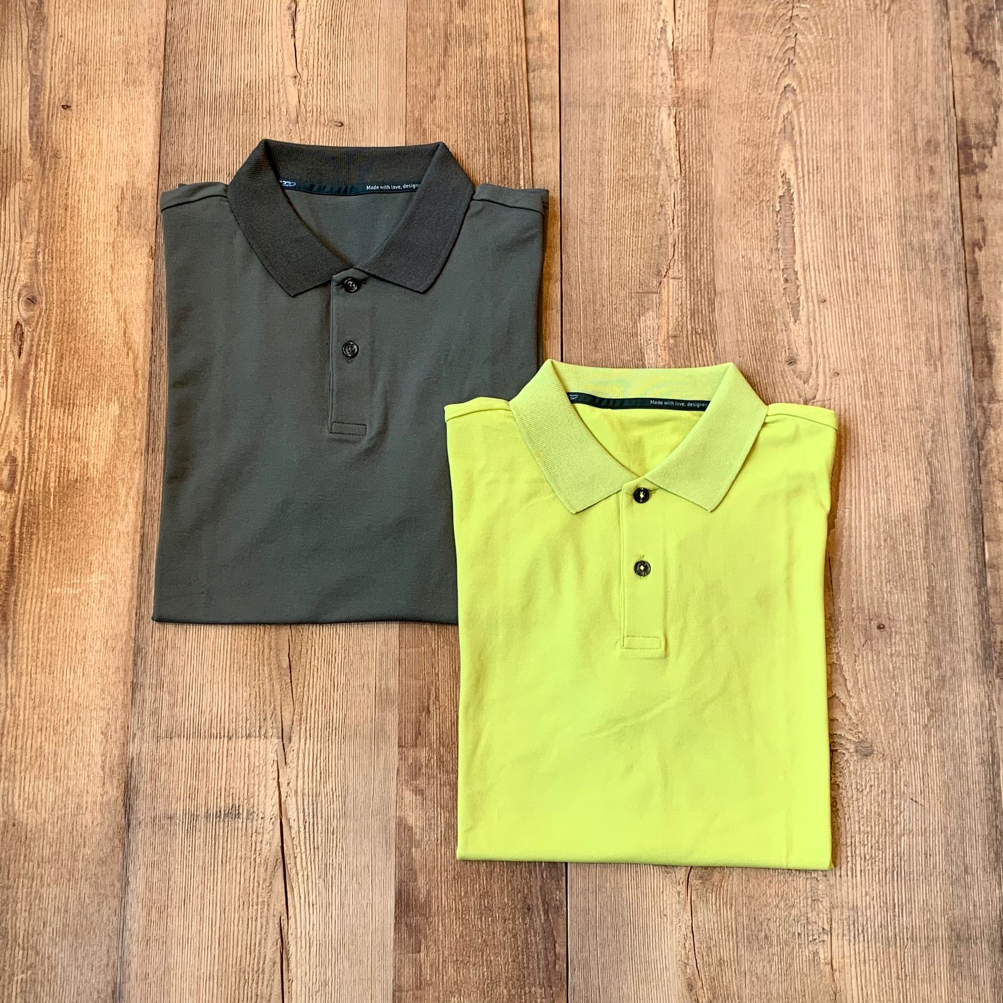 US3-139 Polo Macro Military Green Man