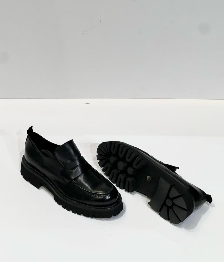 W3-ROS01 Mocassino XL Nero Woman