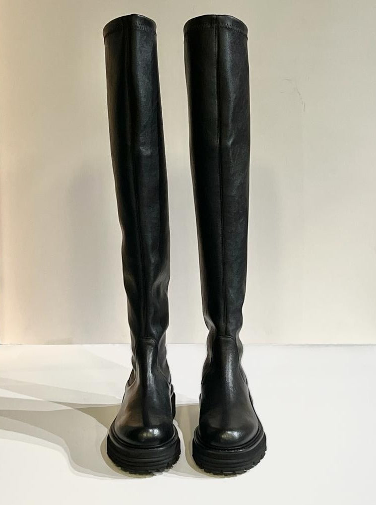 W2-3280 Stivale Alto Nero