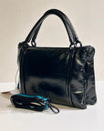 W3-Miriam M Borsa Glass Tube Black Nero