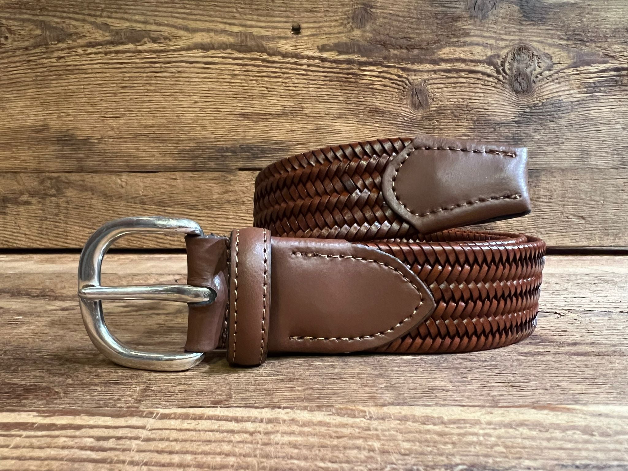Cintura Intrecciata Cerato Cuoio
