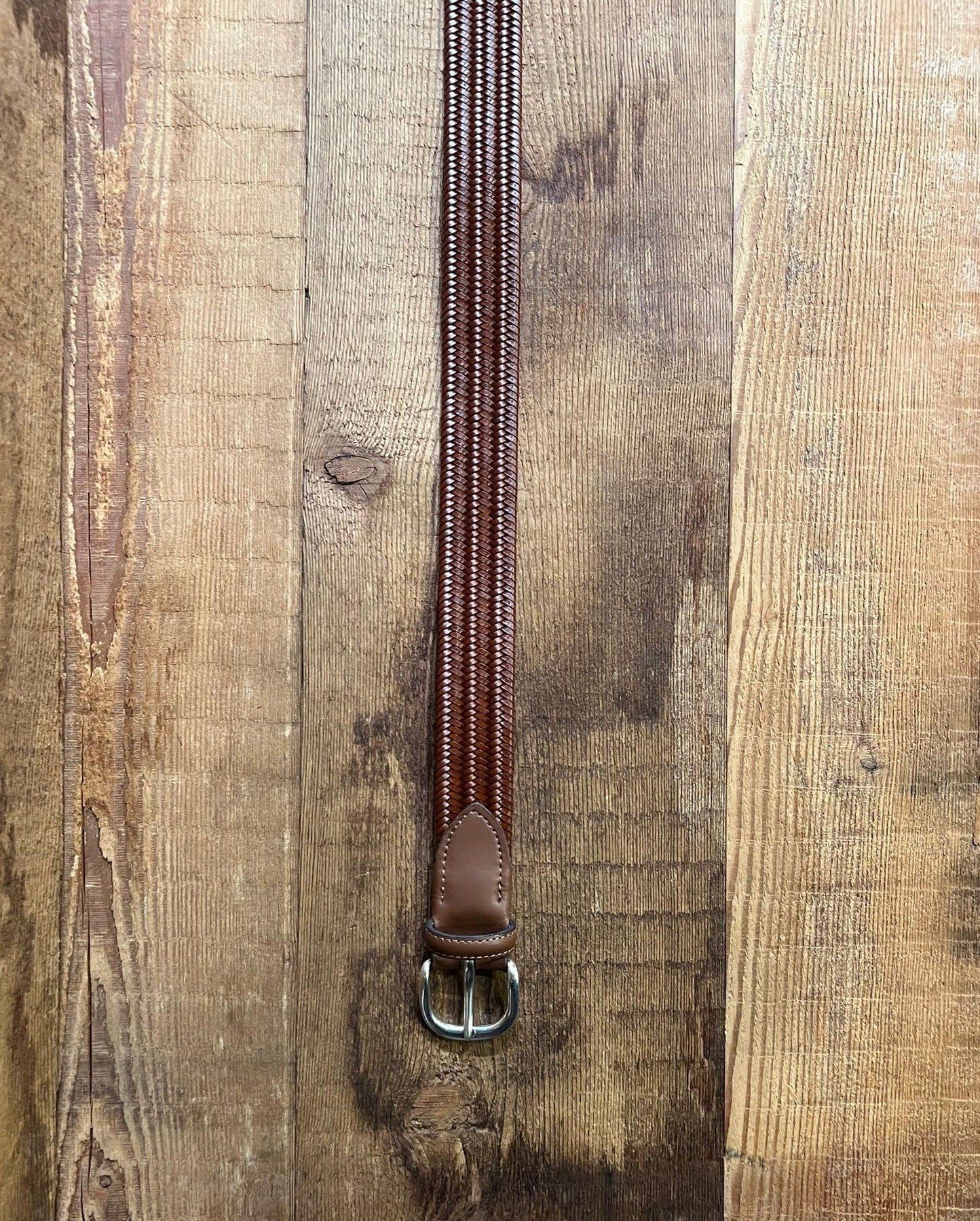 Cintura Intrecciata Cerato Cuoio