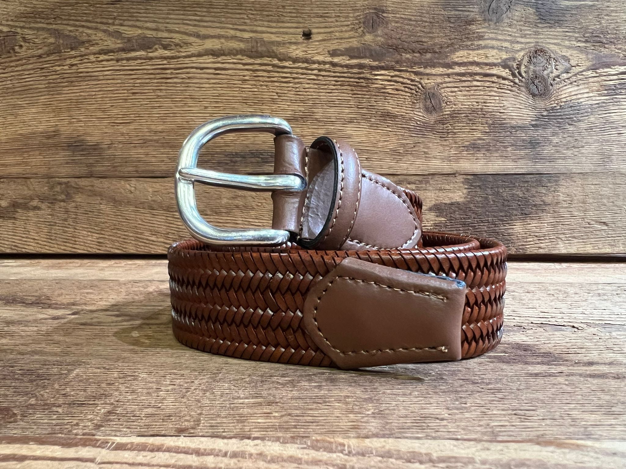 Cintura Intrecciata Cerato Cuoio