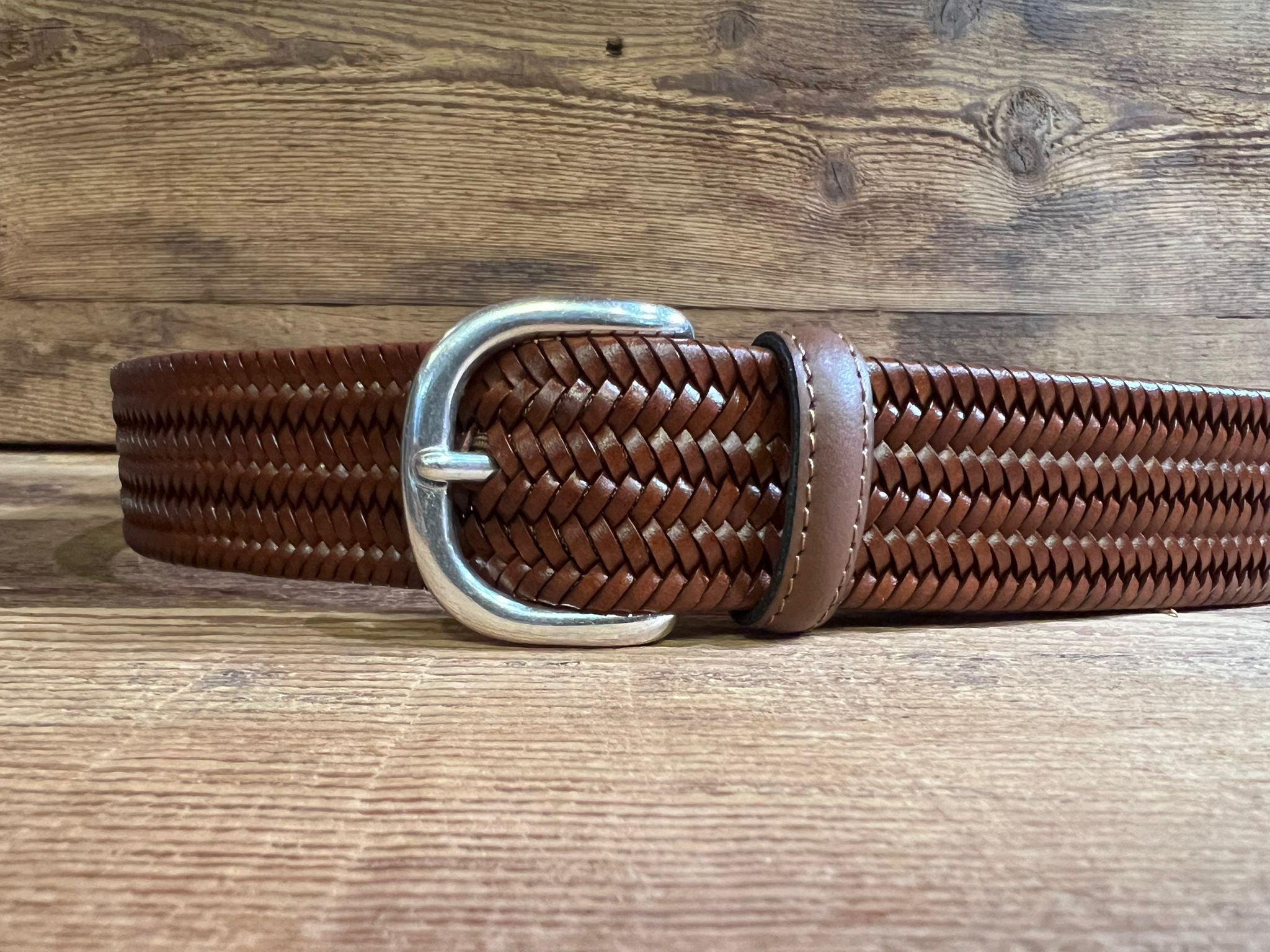 Cintura Intrecciata Cerato Cuoio