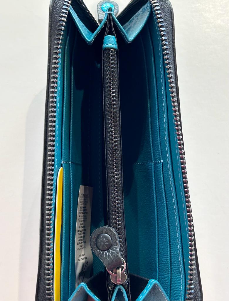 GMoney 17 Portafogli  Ruga Black Inchiostro Blu