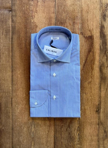 W8-AA0CD2 Camicia Regular Righe Blu Man