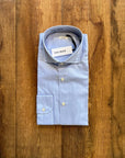 S8-GI0FRH Camicia Slim Azzurro Man