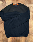 UW2-94 Maglia Girocollo Cotone Nero Man