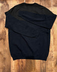 UW2-94 Maglia Girocollo Cotone Nero Man