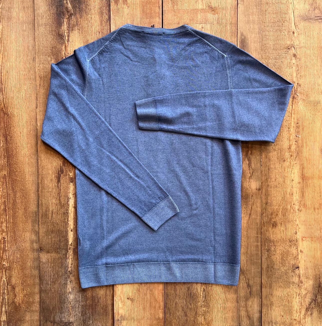 W5-0002 Maglia Lana Girocollo Avio23 Man