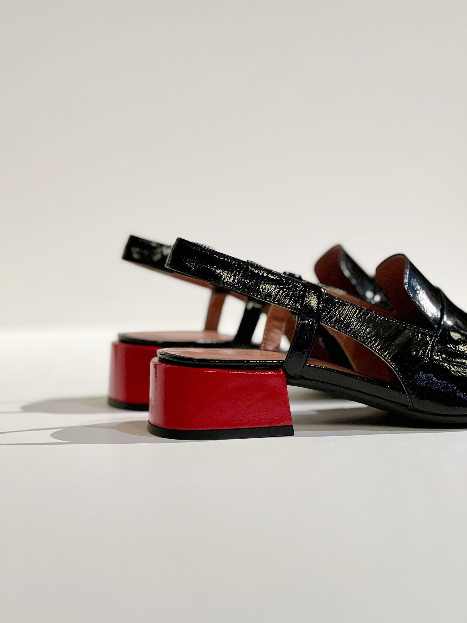 S4-9510 Mocassino Tropez Nero/Rosso