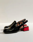 S4-9510 Mocassino Tropez Nero/Rosso