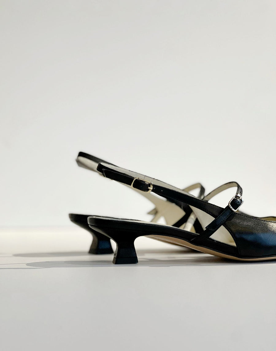 S4-C304 Slingback Nero