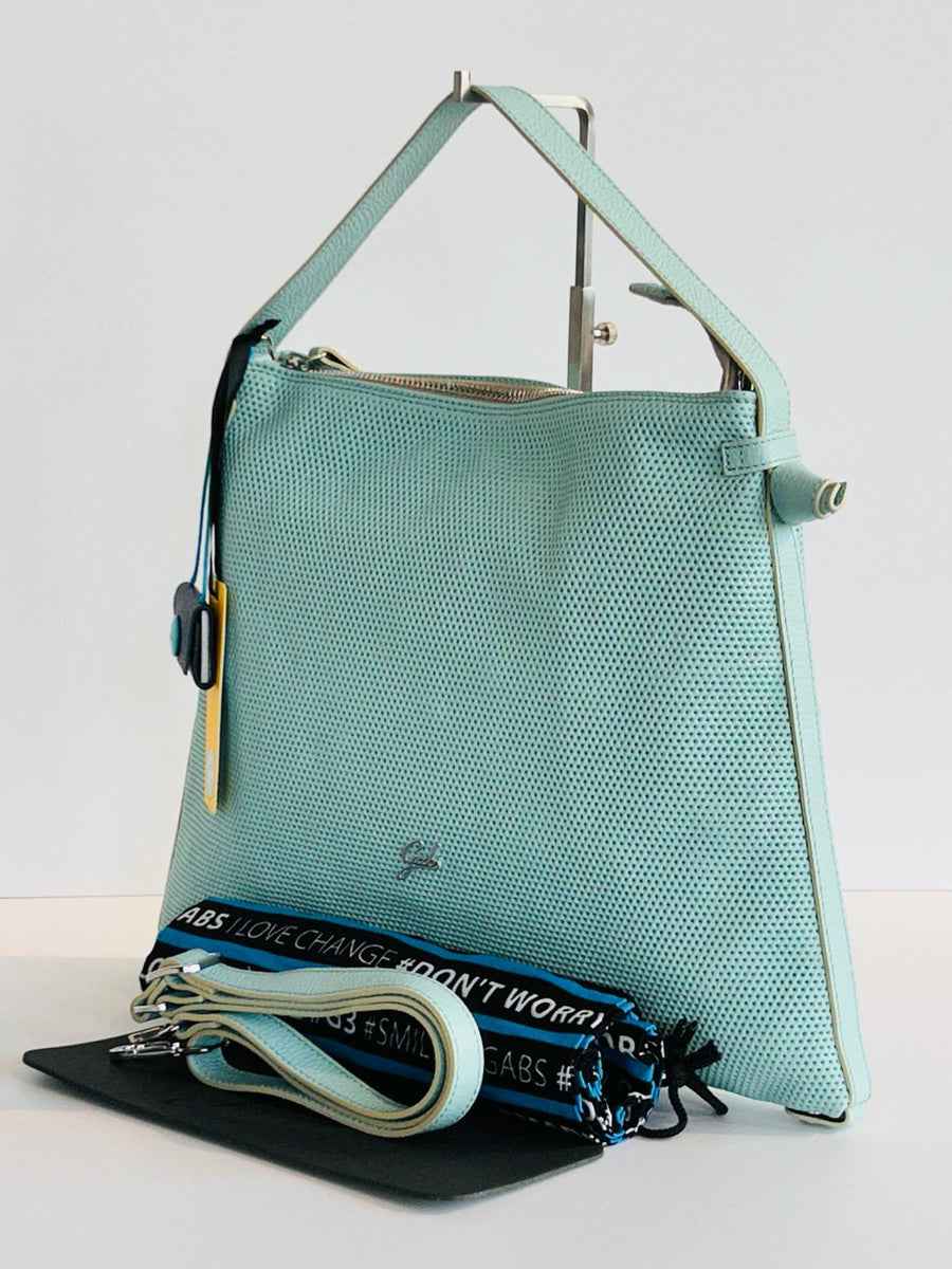 S4-CHIARA M Borsa Bull Traforo Stella Acqua