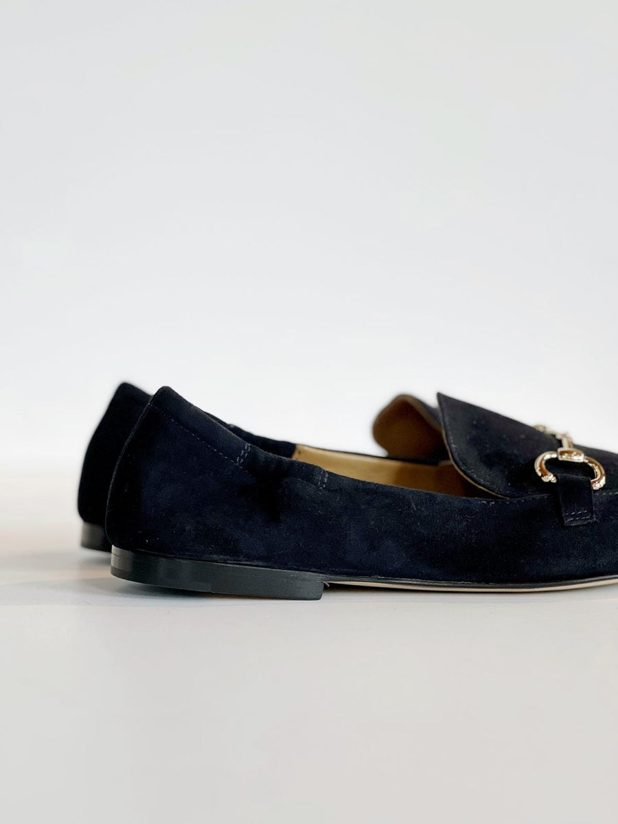 S3-0160 Giorgia Mocassino Camoscio Navy