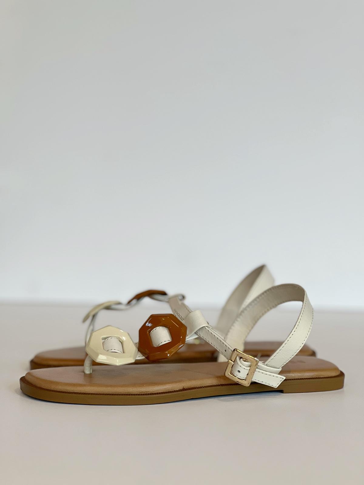 S3-981006 Sandalo Infradito Crema