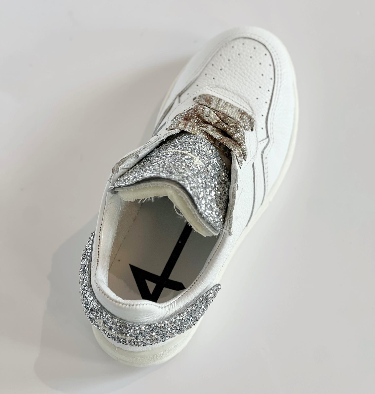 W2-X19 Patch LowMax Glitter Argento