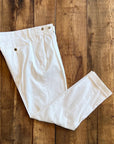 S2-CV100BX Pantalone Barber Bianco Man