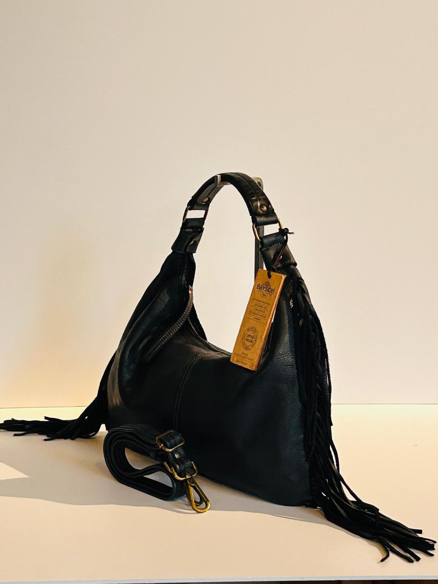 W4-771 Borsa Frange Nero