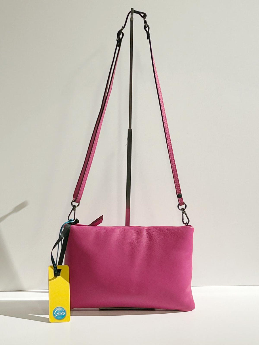 W4-MALVINA M Borsa Vitello Black Fucsia