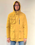 W4-4010 BLOCK Parka Tecnico Cappuccio Senape Man