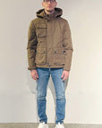 W4-4024 TEMPEST Parka Tecnico Cappuccio Tabacco Man